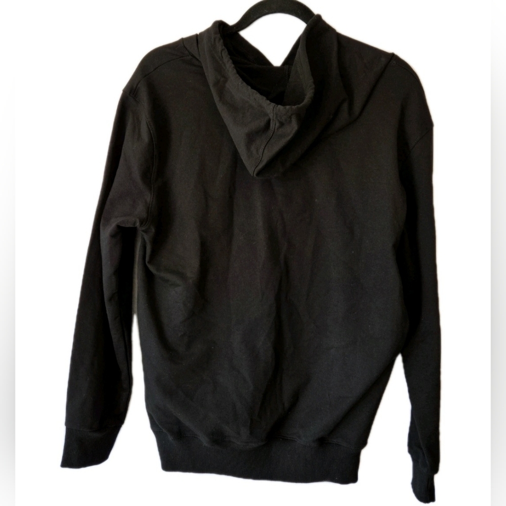 Burberry London England Hoodie Mens LG Black Logo Pullover Sweatshirt - Picture 4 of 7